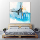 Never Grow Up 2 by Michelle Oppenheimer on GIANT ART - grey abstract