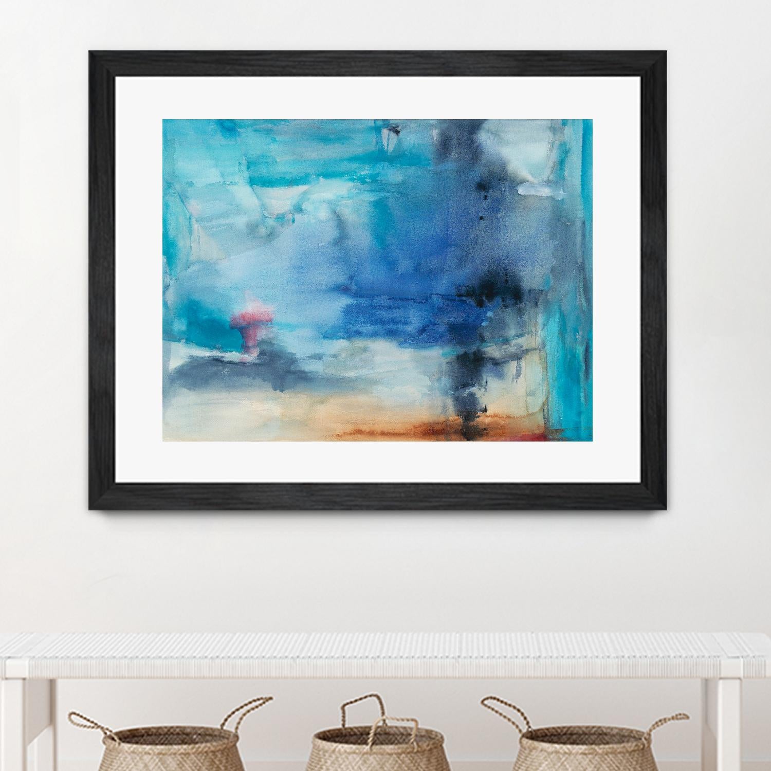 Out to Sea by Michelle Oppenheimer on GIANT ART - grey abstract