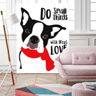 Do Small Things with Great Love by Ginger Oliphant on GIANT ART - multicolor animals; inspirational