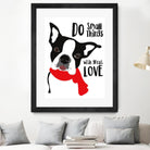 Do Small Things with Great Love by Ginger Oliphant on GIANT ART - multicolor animals; inspirational