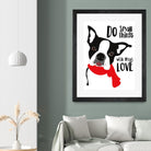 Do Small Things with Great Love by Ginger Oliphant on GIANT ART - multicolor animals; inspirational