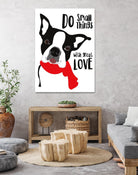 Do Small Things with Great Love by Ginger Oliphant on GIANT ART - multicolor animals; inspirational