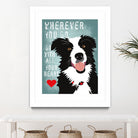 Go with All Your Heart by Ginger Oliphant on GIANT ART - multicolor animals; inspirational