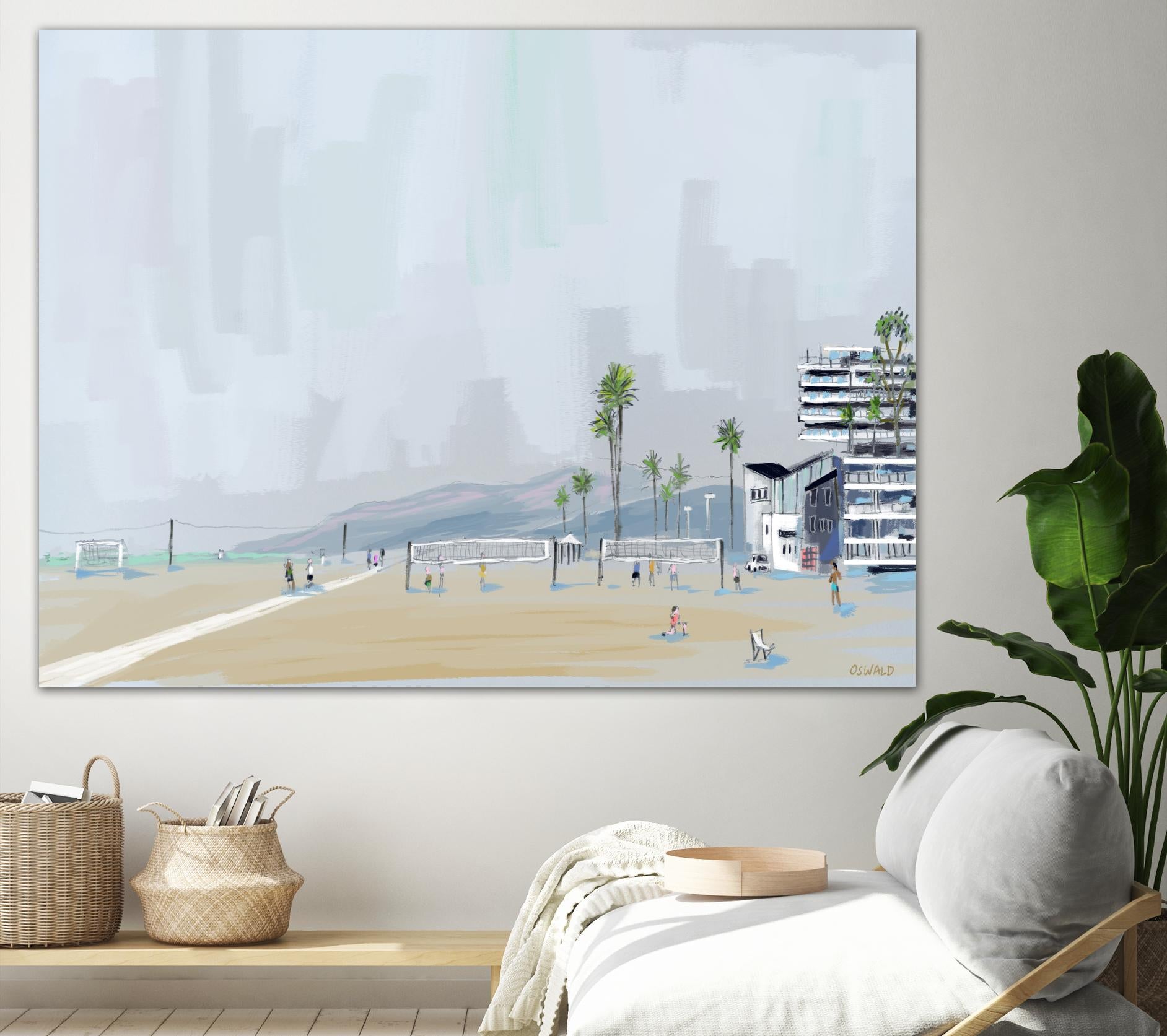 Annenberg Beach House by Pete Oswald on GIANT ART - multicolor landscapes; coastal