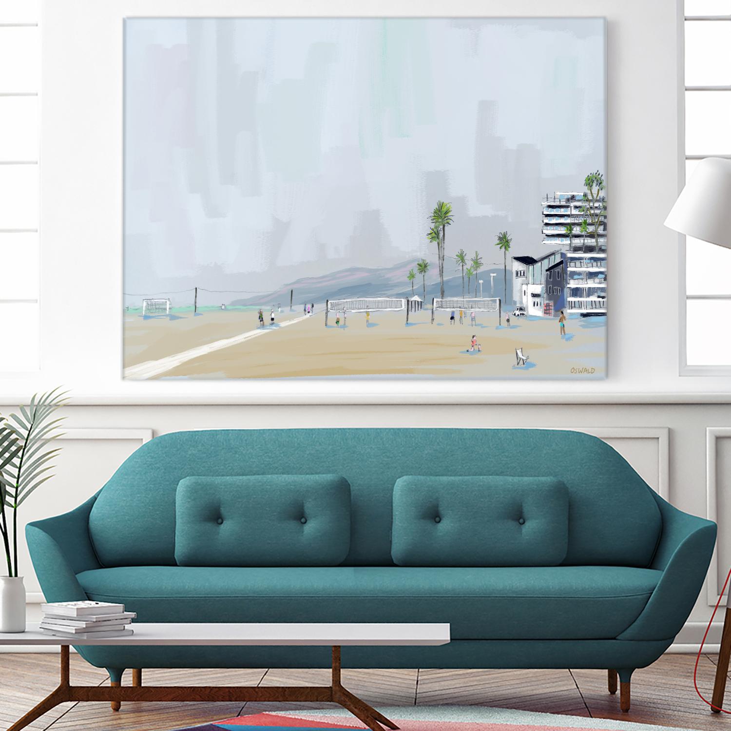 Annenberg Beach House by Pete Oswald on GIANT ART - multicolor landscapes; coastal