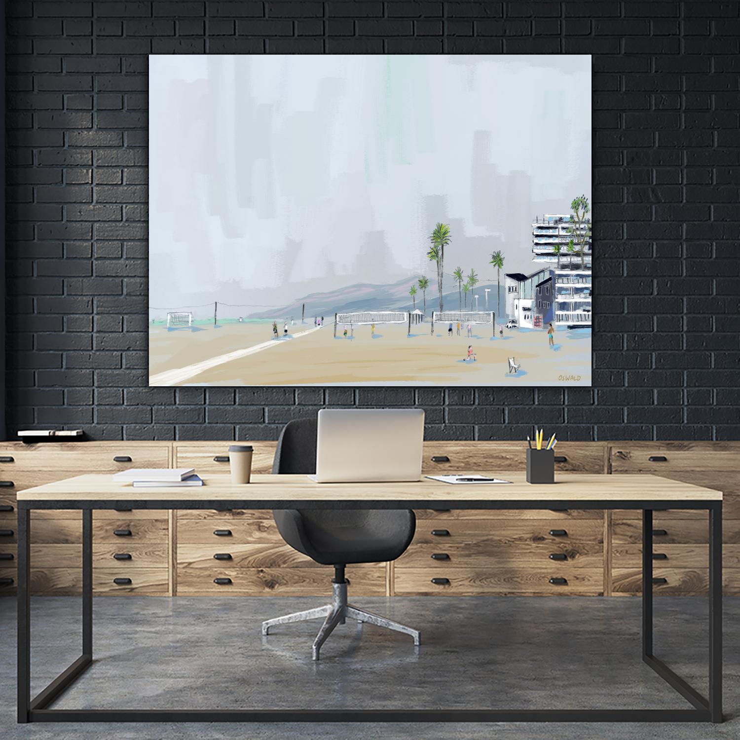 Annenberg Beach House by Pete Oswald on GIANT ART - multicolor landscapes; coastal