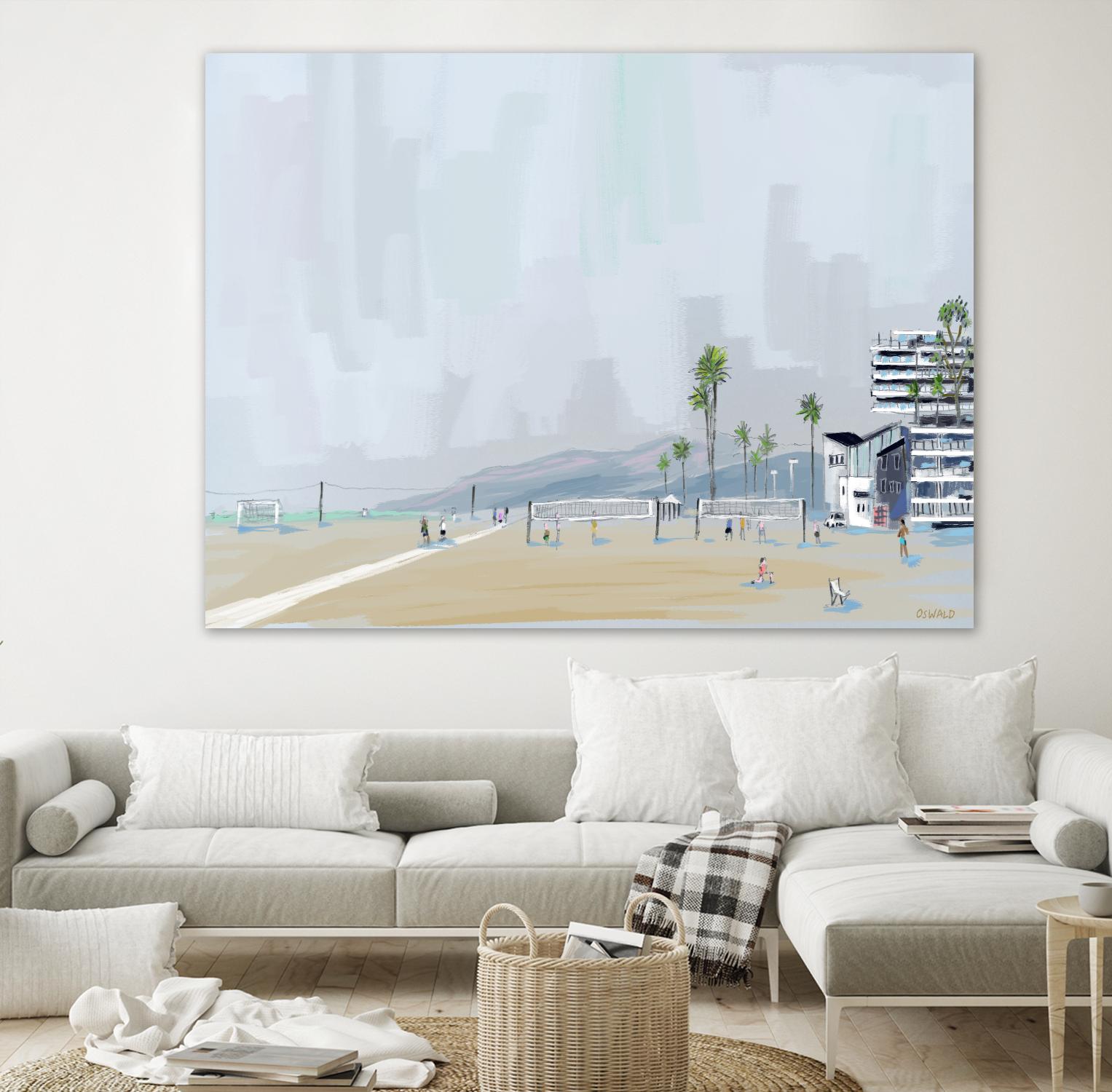 Annenberg Beach House by Pete Oswald on GIANT ART - multicolor landscapes; coastal