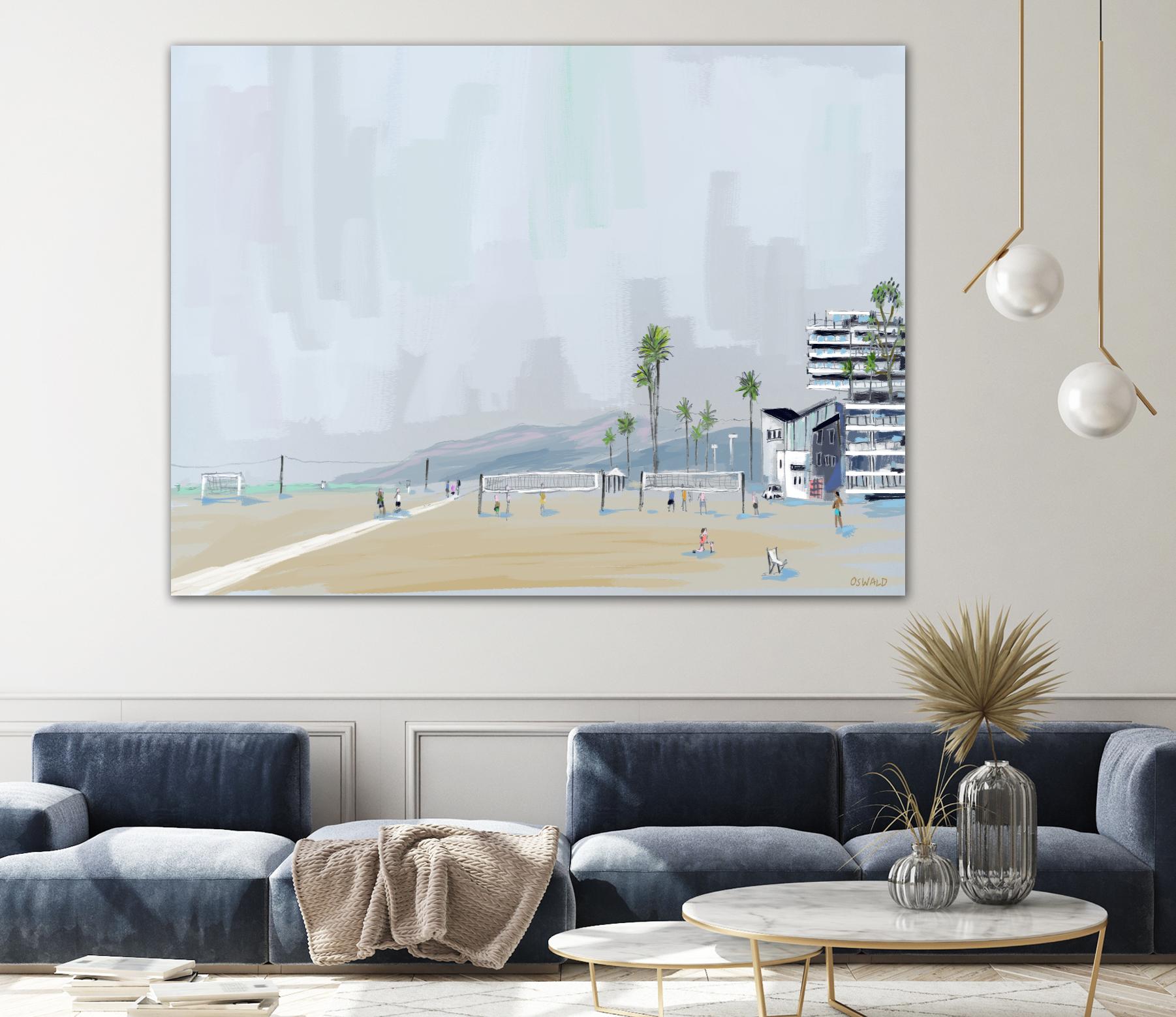 Annenberg Beach House by Pete Oswald on GIANT ART - multicolor landscapes; coastal