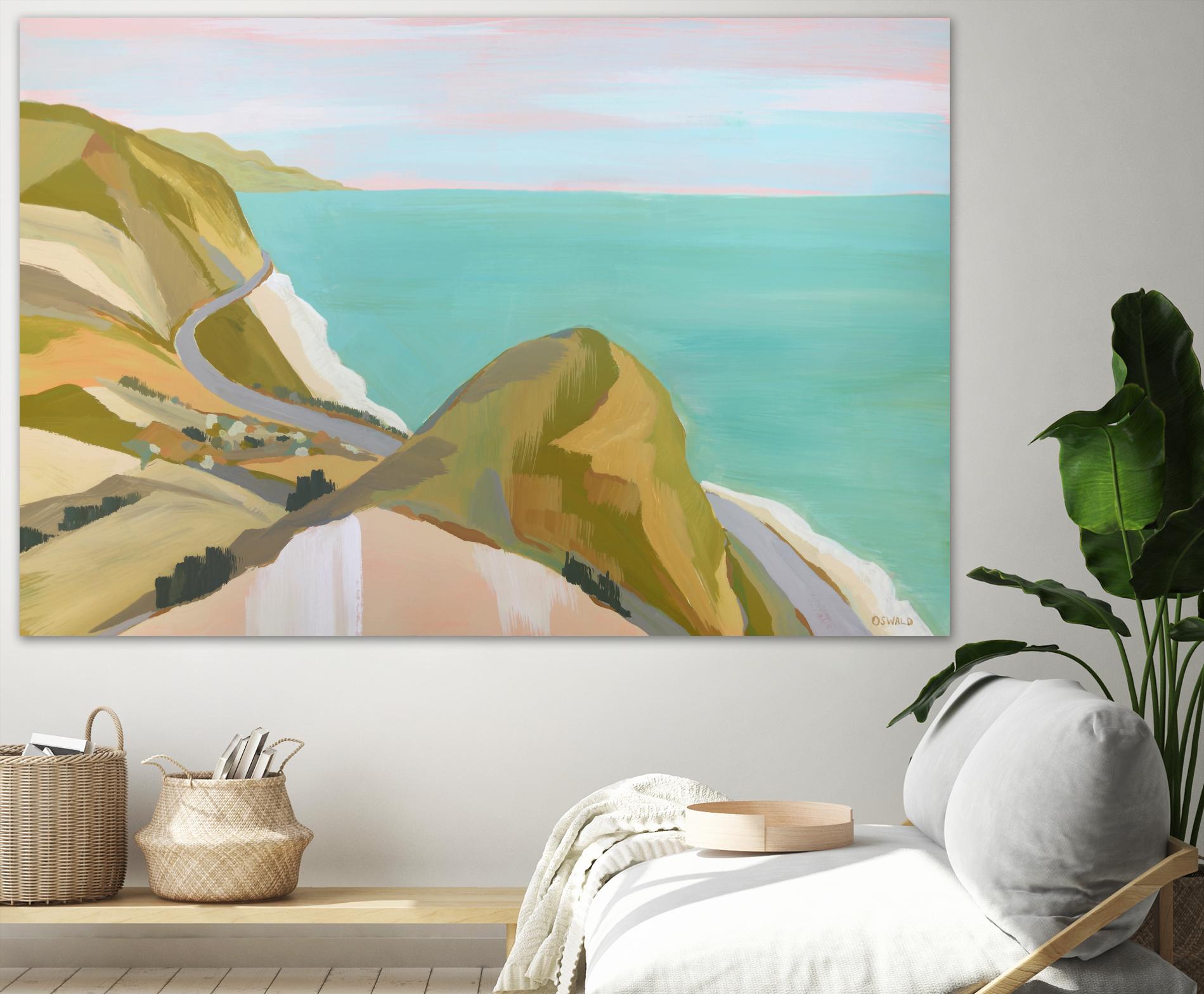 Big Sycamore Canyon by Pete Oswald on GIANT ART - multicolor landscapes; coastal