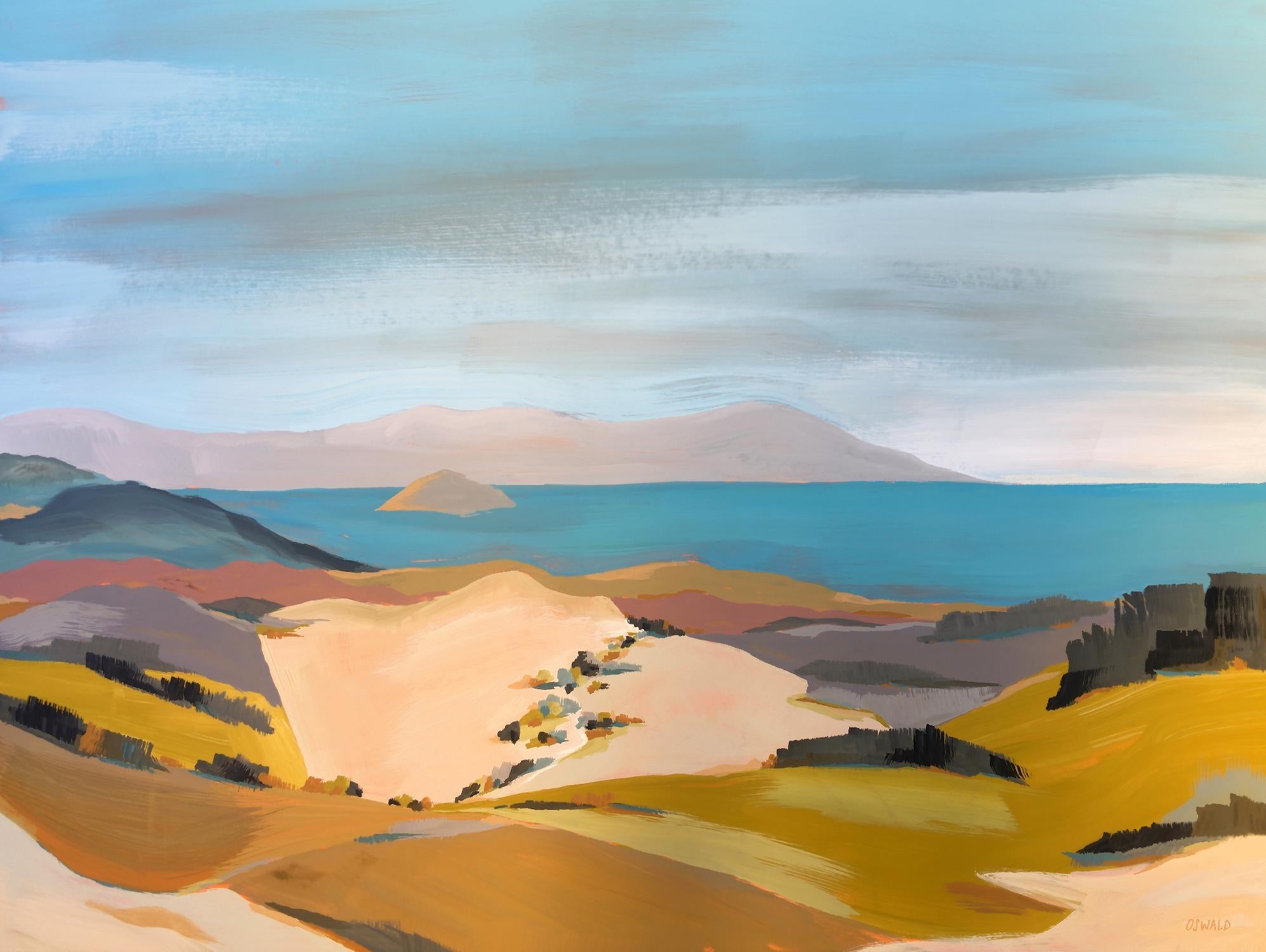 San Luis Obispo by Pete Oswald on GIANT ART - multicolor landscapes; coastal