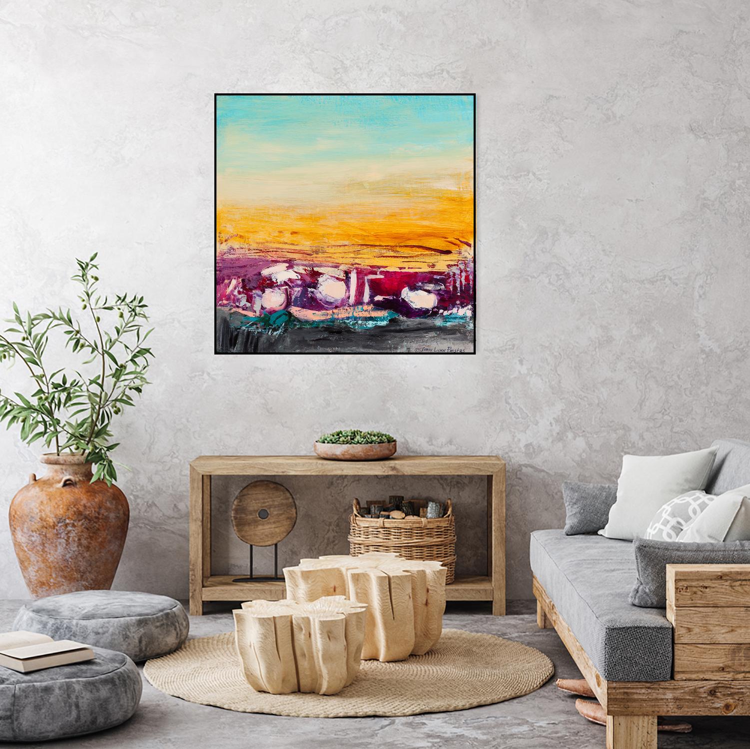 Whispered Wanderlust II by Tracy Lynn Pristas on GIANT ART - multicolor abstracts; contemporary