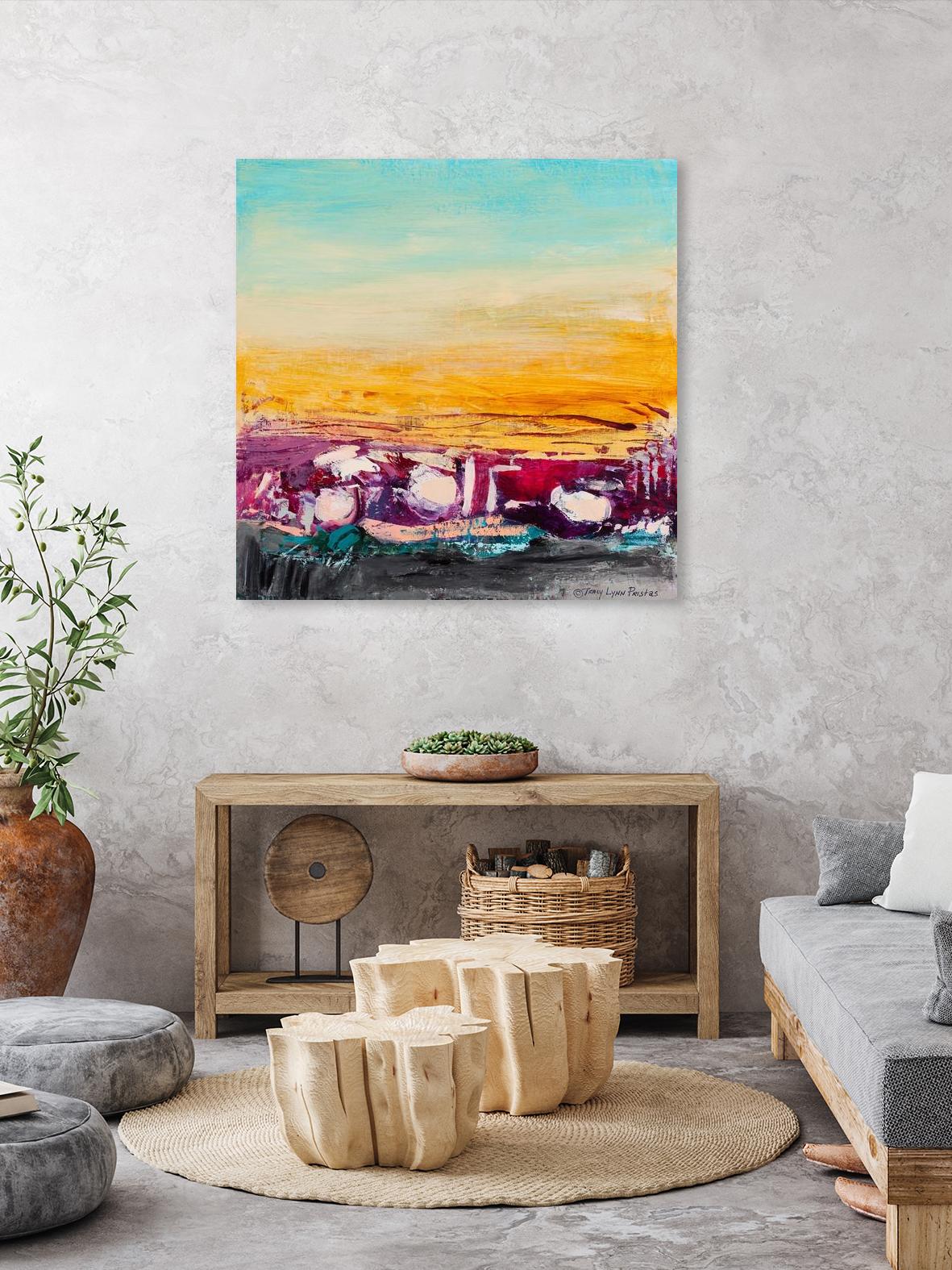 Whispered Wanderlust II by Tracy Lynn Pristas on GIANT ART - multicolor abstracts; contemporary
