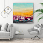 Whispered Wanderlust II by Tracy Lynn Pristas on GIANT ART - multicolor abstracts; contemporary
