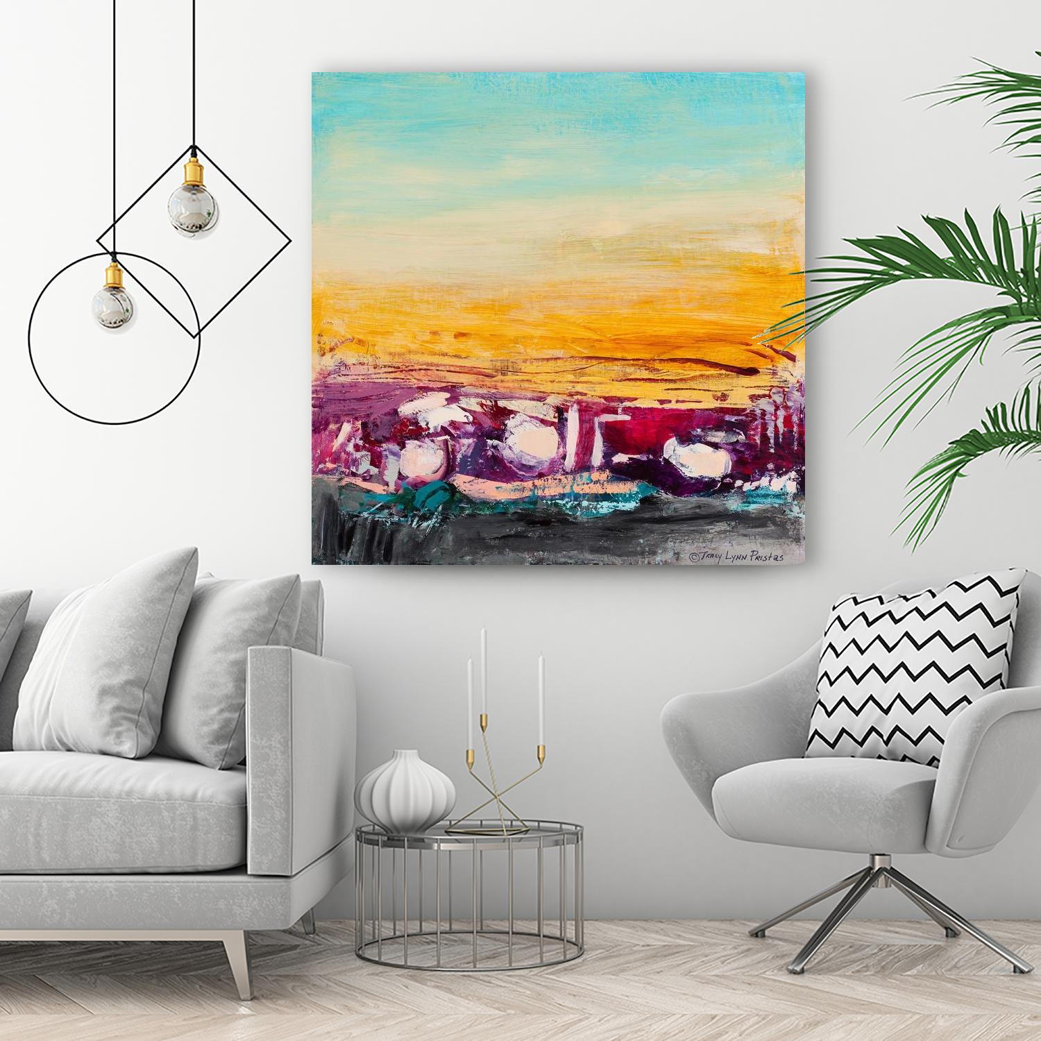 Whispered Wanderlust II by Tracy Lynn Pristas on GIANT ART - multicolor abstracts; contemporary