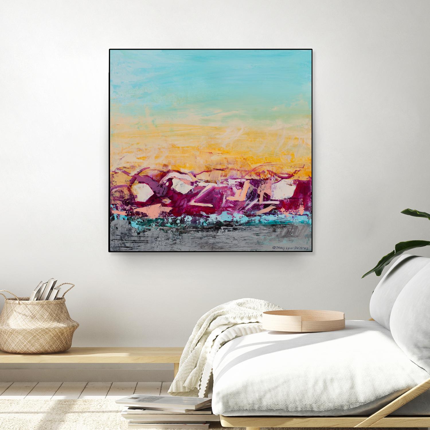 Whispered Wanderlust III by Tracy Lynn Pristas on GIANT ART - multicolor abstracts; contemporary
