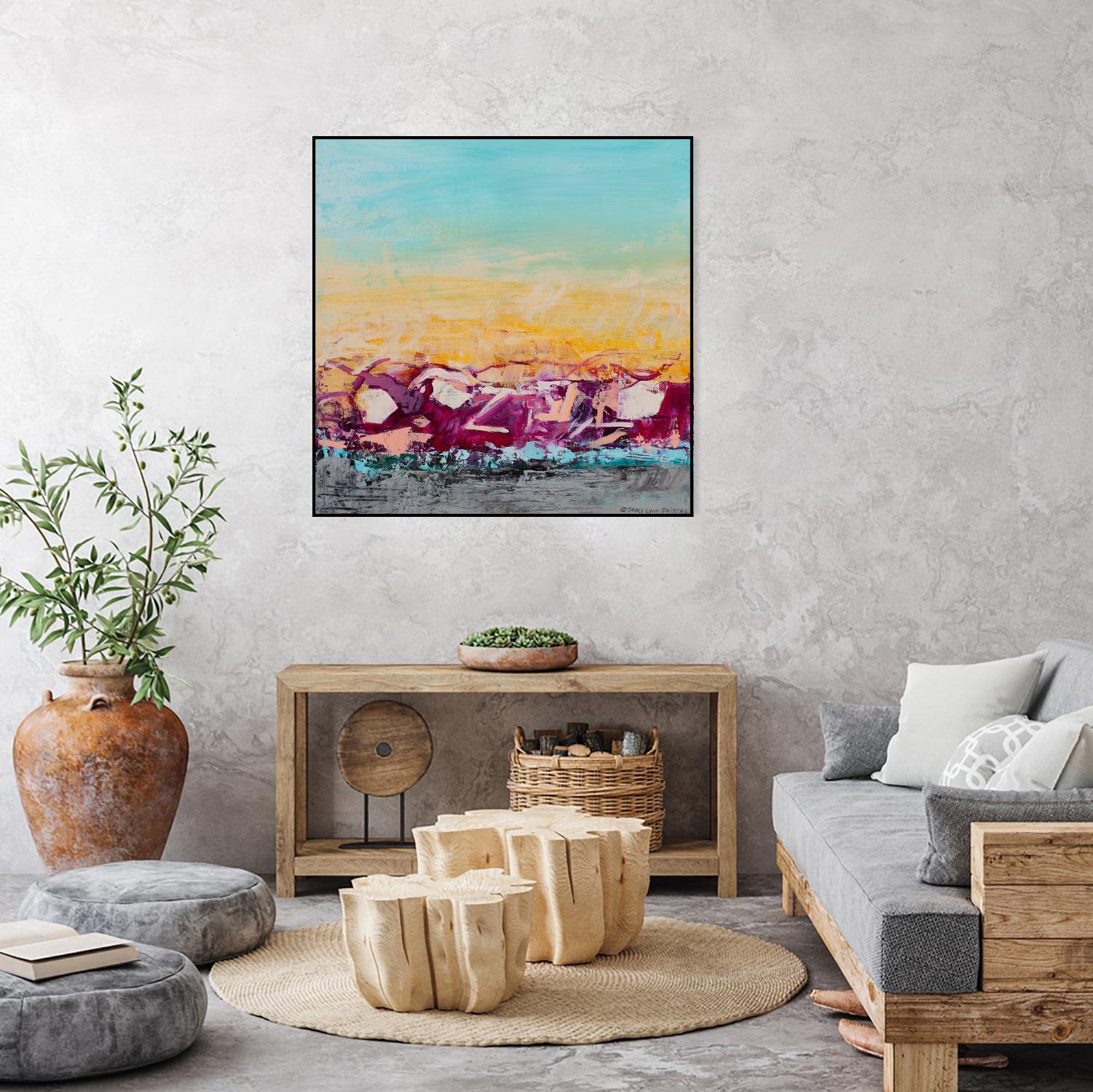 Whispered Wanderlust III by Tracy Lynn Pristas on GIANT ART - multicolor abstracts; contemporary