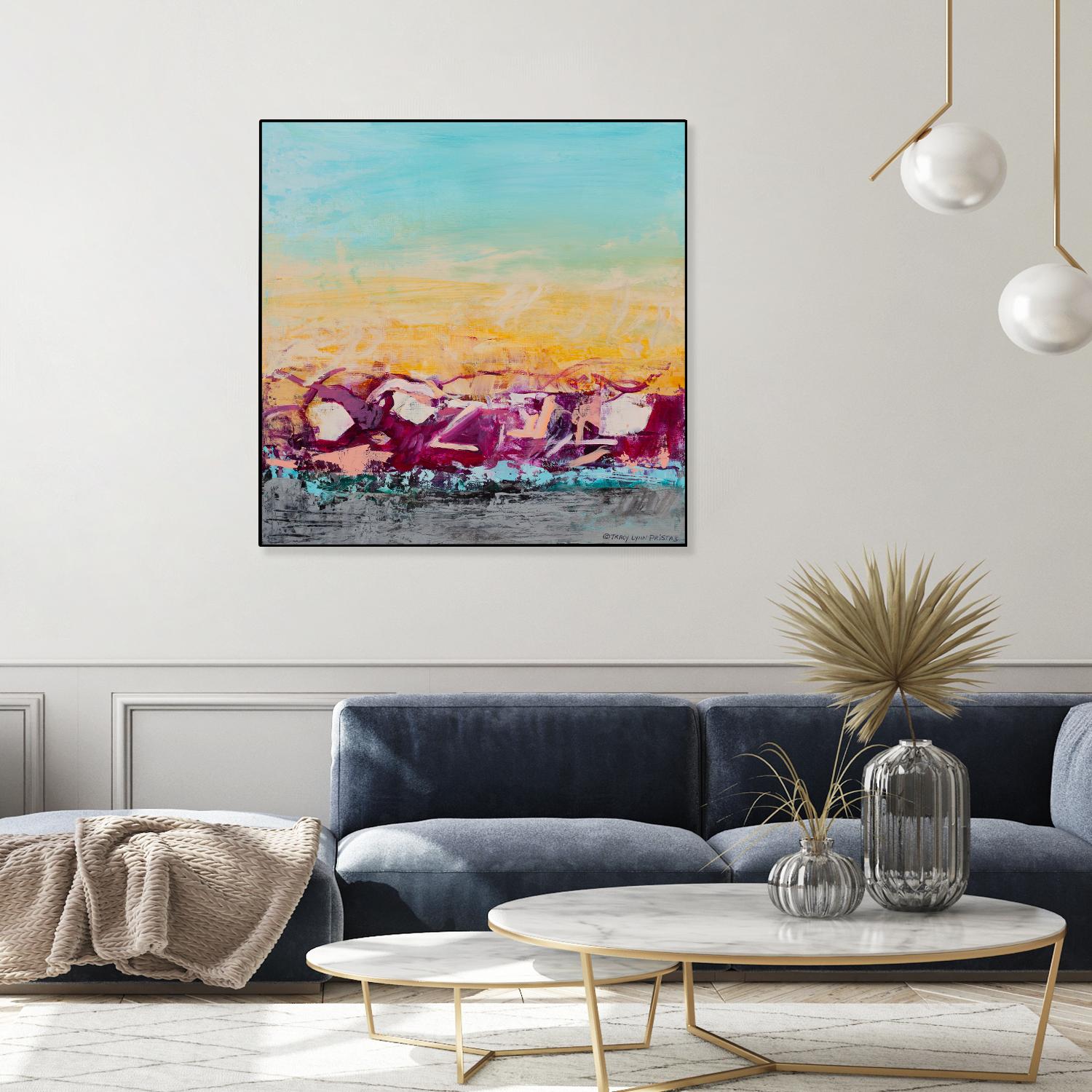 Whispered Wanderlust III by Tracy Lynn Pristas on GIANT ART - multicolor abstracts; contemporary