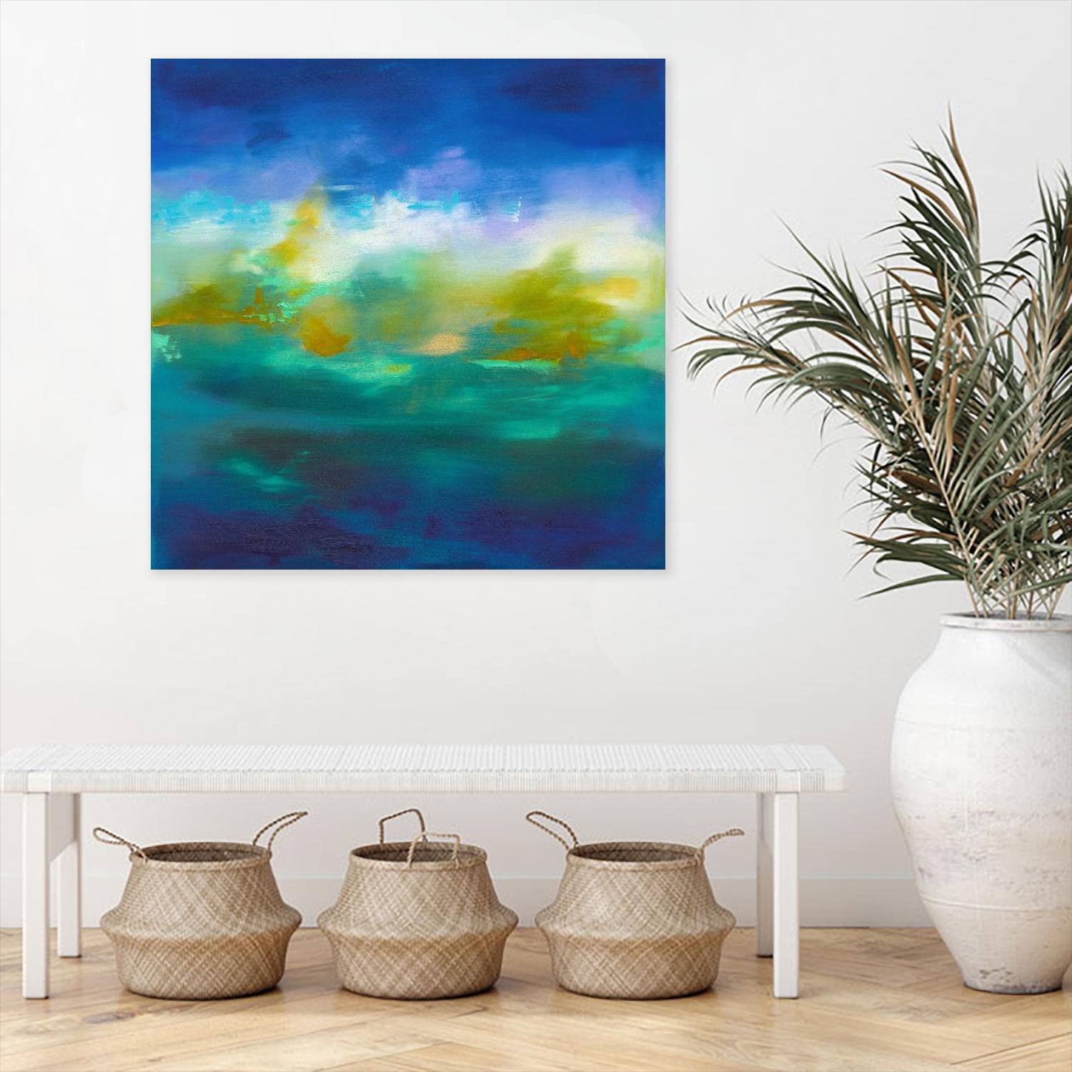 Fulfilled Longing by Sarah Parsons on GIANT ART - multicolor abstracts; contemporary