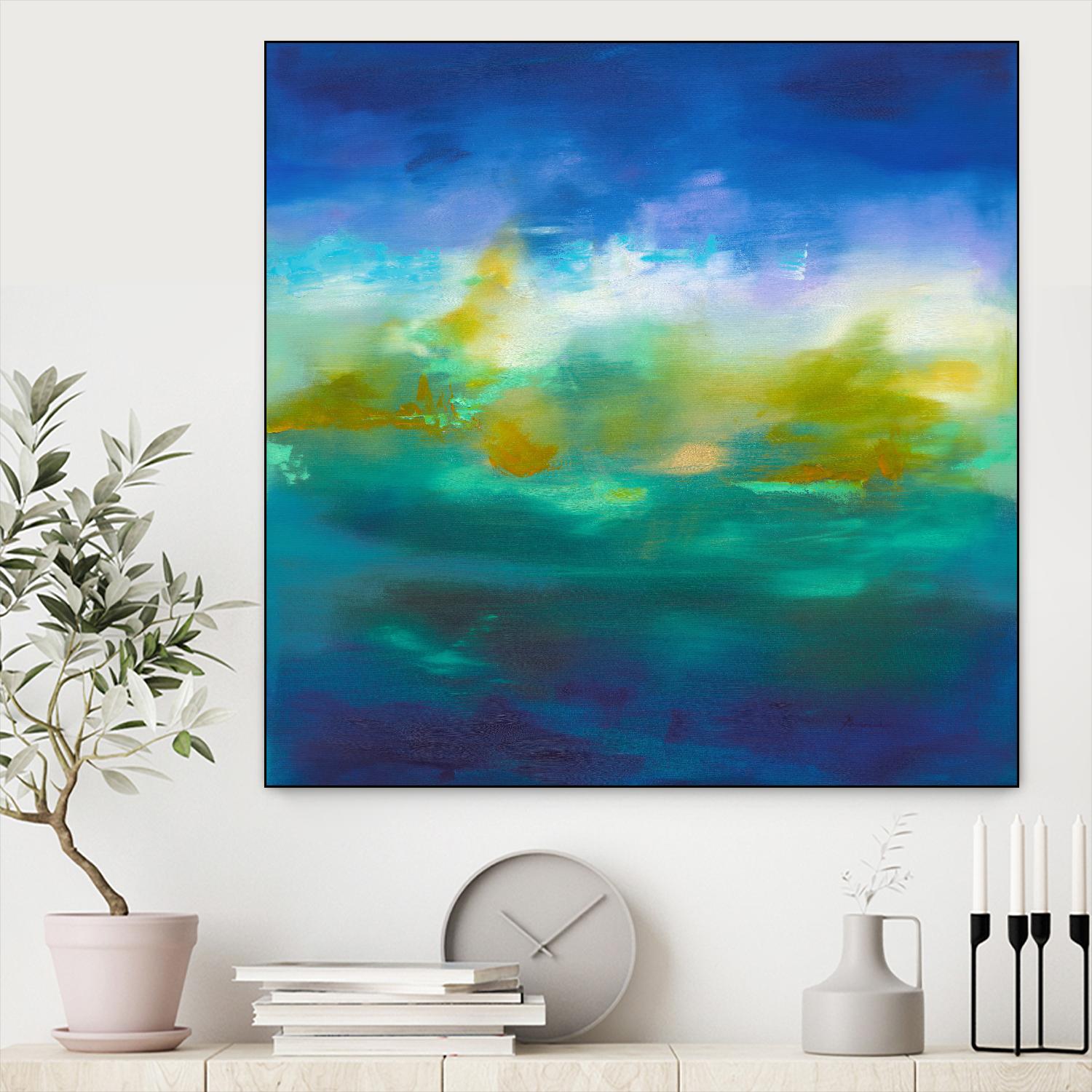 Fulfilled Longing by Sarah Parsons on GIANT ART - multicolor abstracts; contemporary