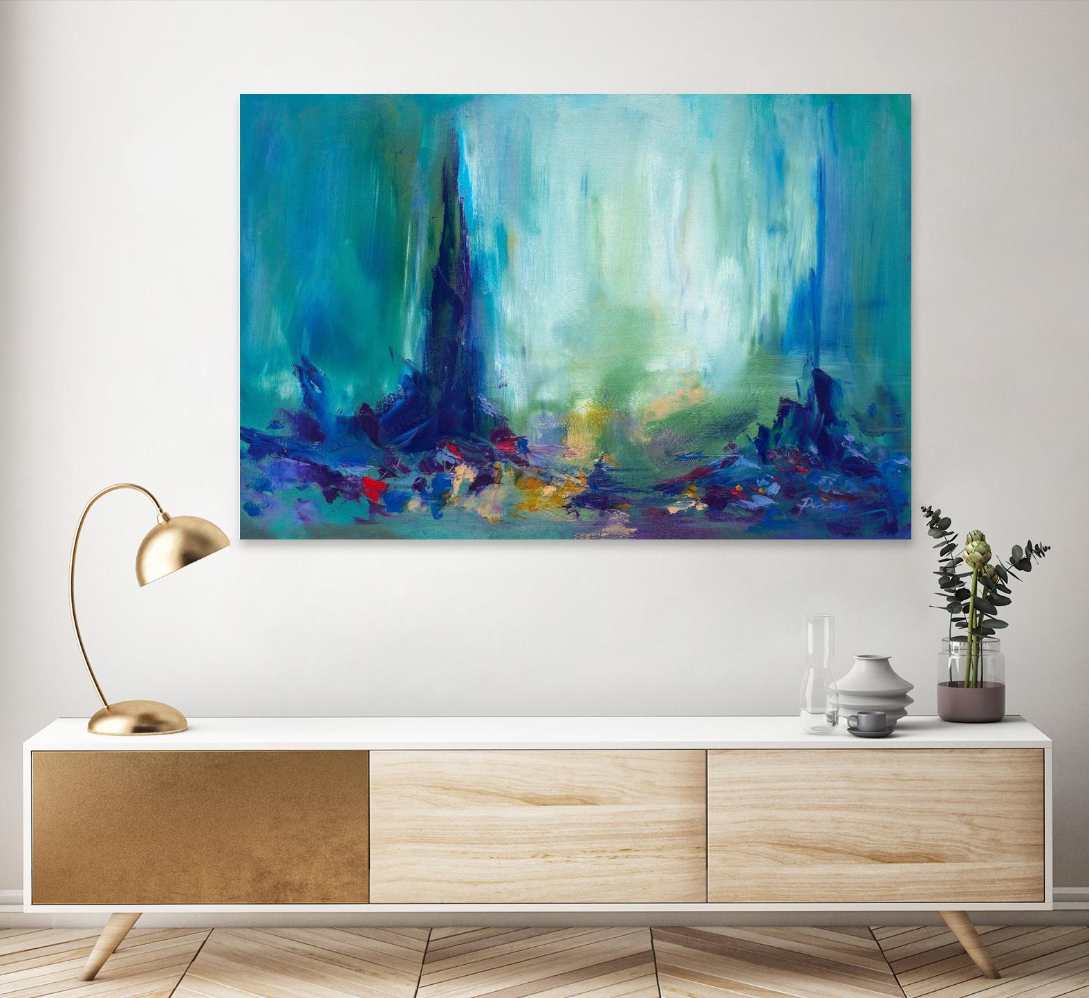 Here and There by Sarah Parsons on GIANT ART - multicolor abstracts; contemporary