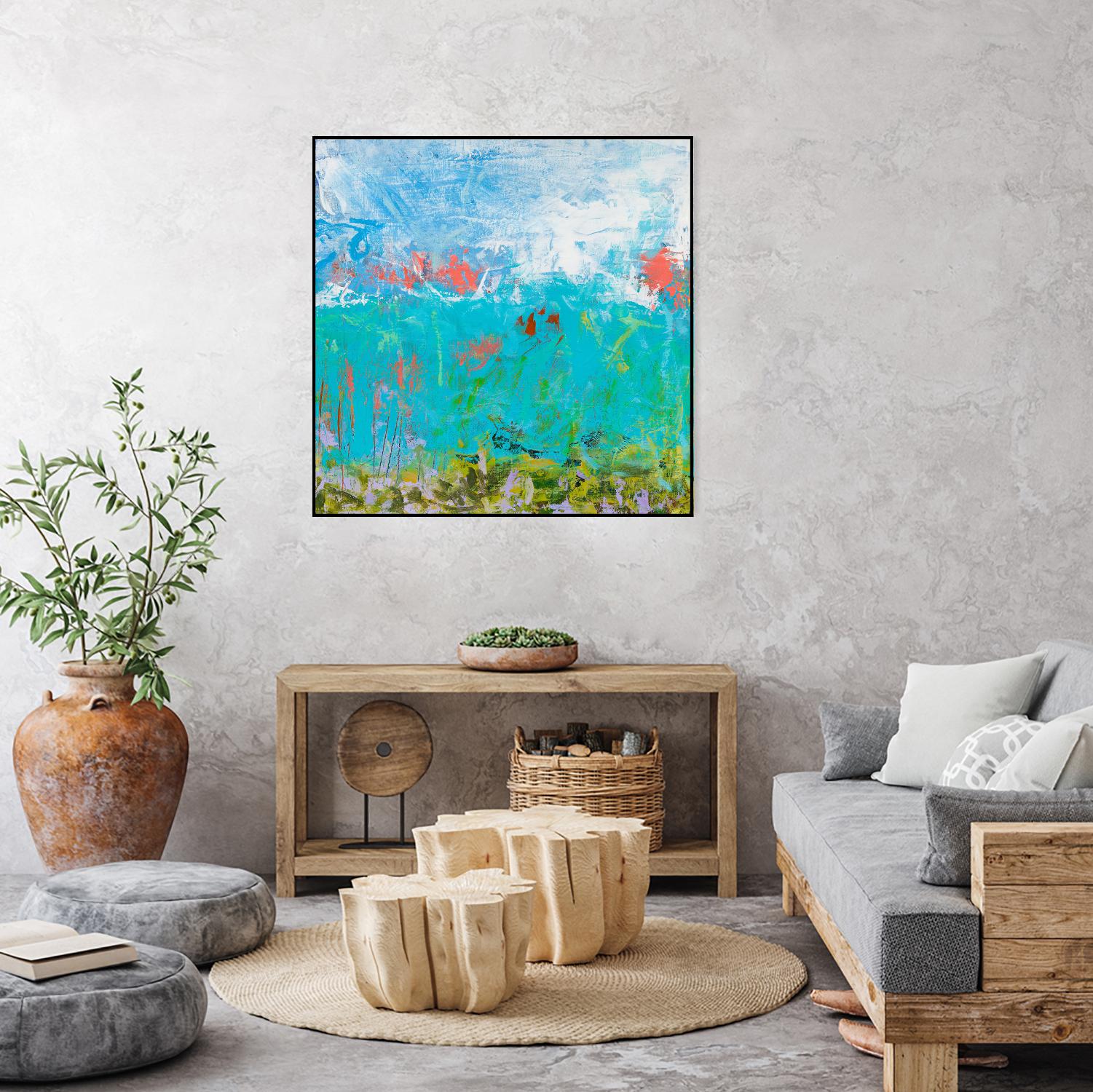 Cerulean Escapes II by Tracy Lynn Pristas on GIANT ART - multicolor abstracts; contemporary
