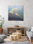Storm over Chisos by Cap Pannell on GIANT ART - blue, white contemporary, landscapes, clouds, storms