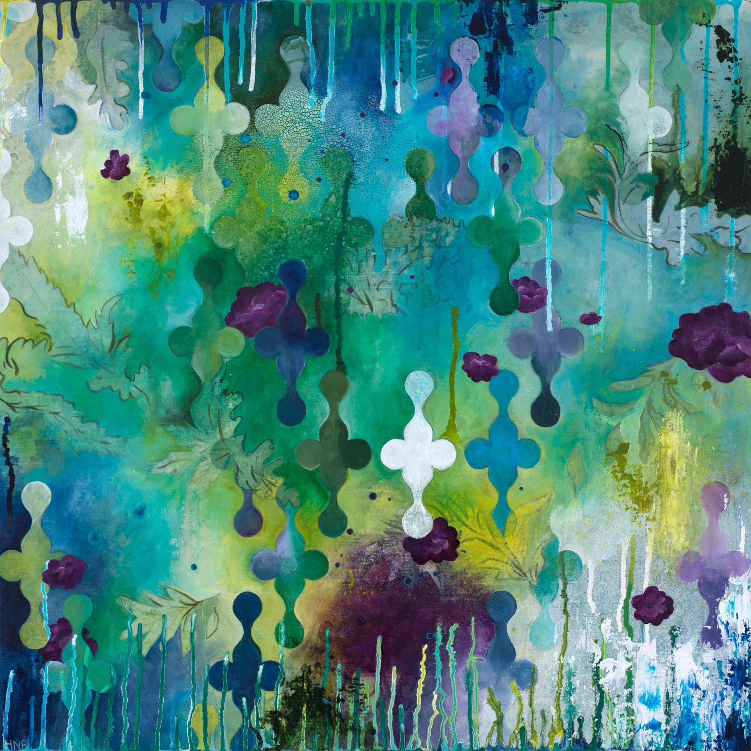 Seafoam Storm Two by Heather Noel Robinson on GIANT ART - multicolor abstracts; contemporary