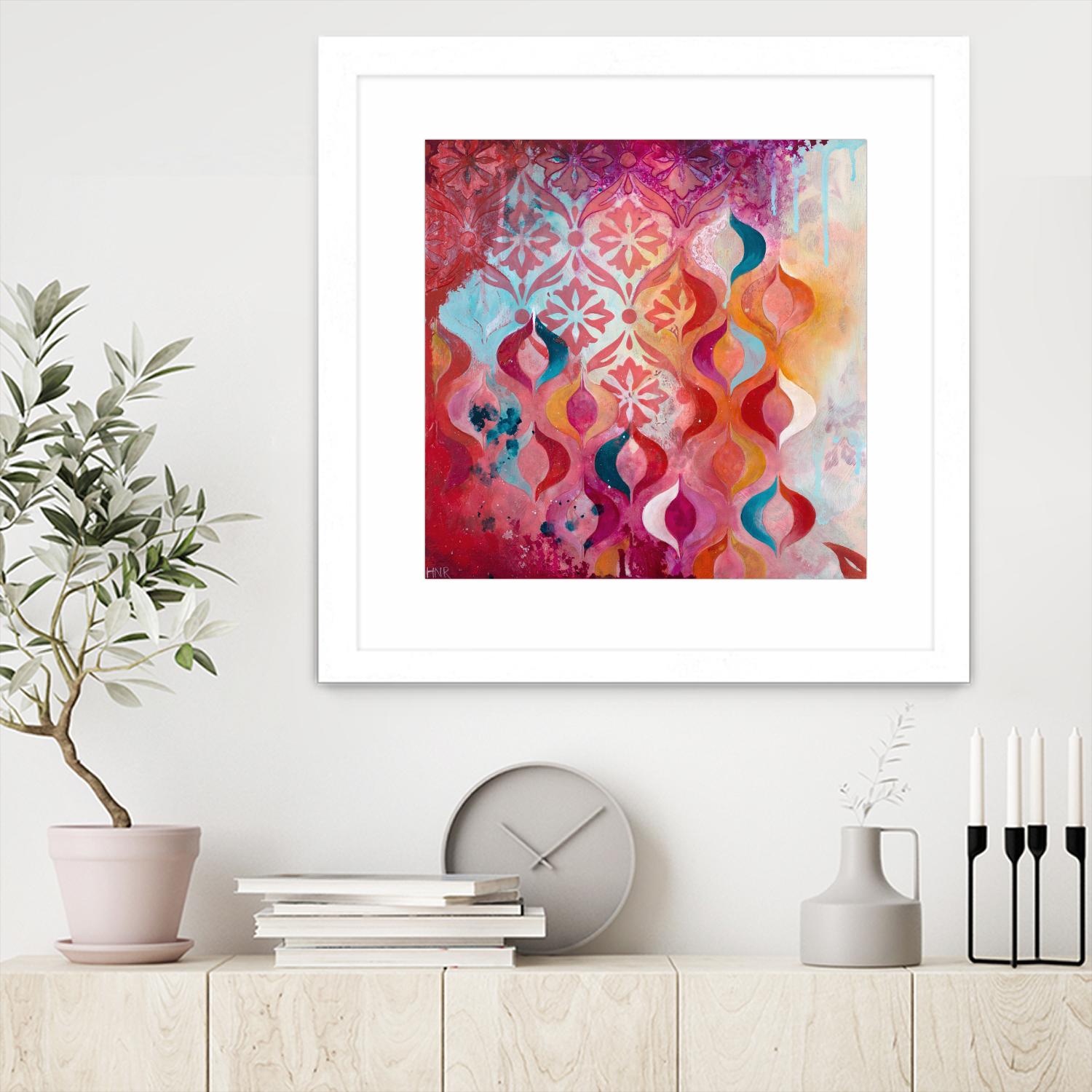 Sweet Hot by Heather Noel Robinson on GIANT ART - multicolor abstracts; contemporary