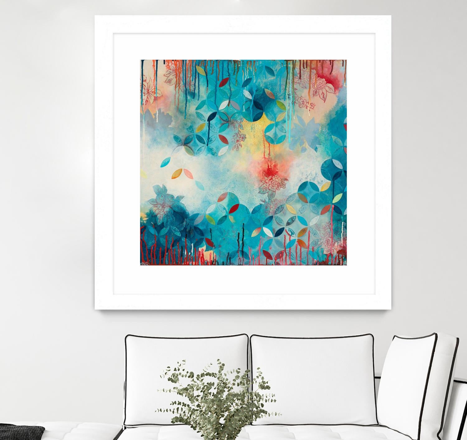 Tranquil Eden 1 by Heather Noel Robinson on GIANT ART - multicolor abstracts; contemporary