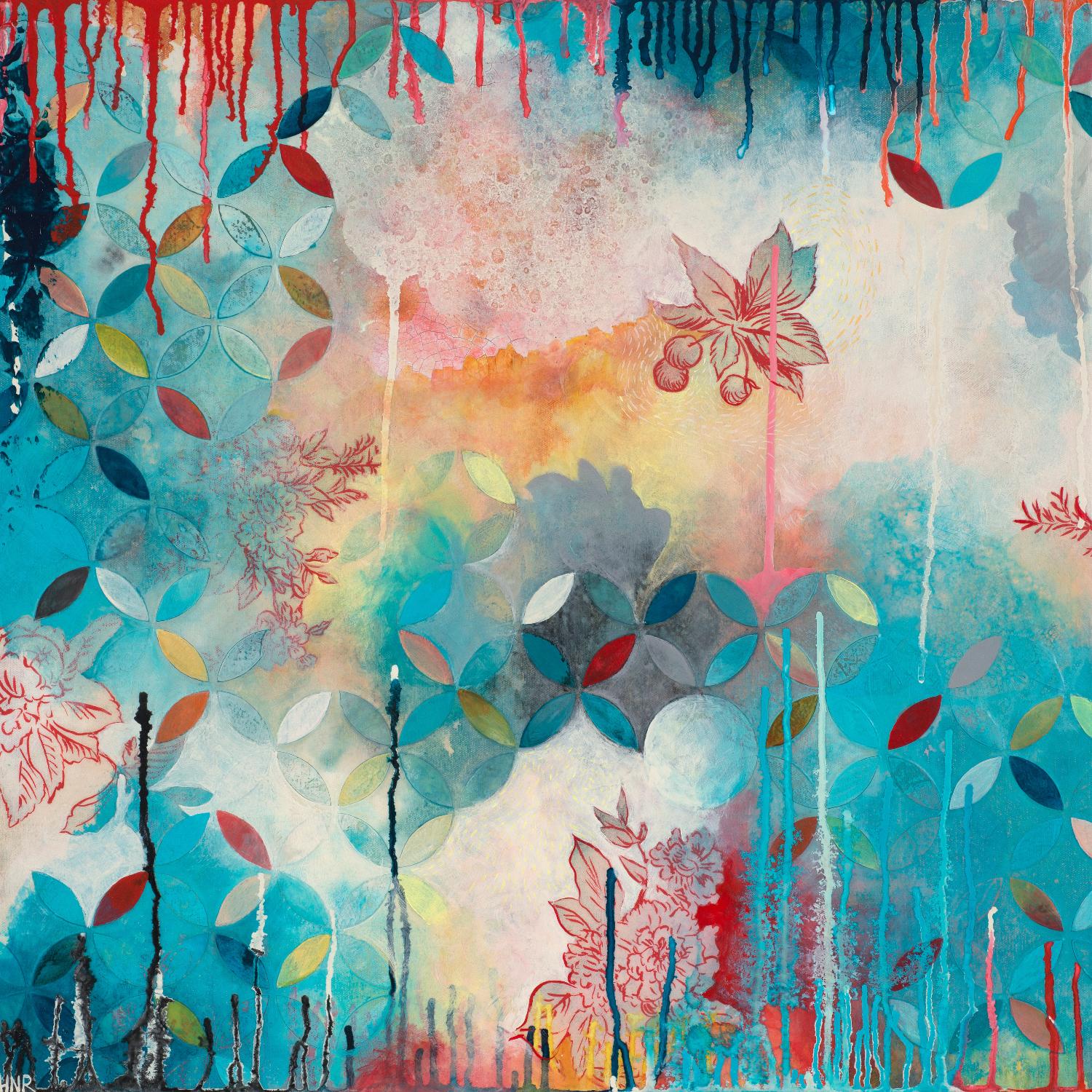 Tranquil Eden 3 by Heather Noel Robinson on GIANT ART - multicolor abstracts; contemporary