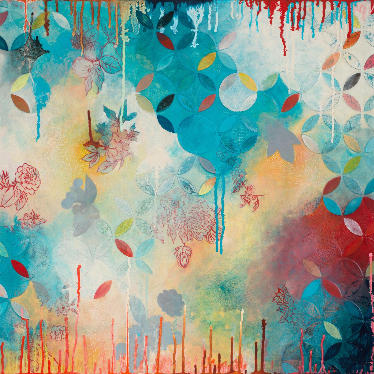 Tranquil Eden 4 by Heather Noel Robinson on GIANT ART - multicolor abstracts; contemporary