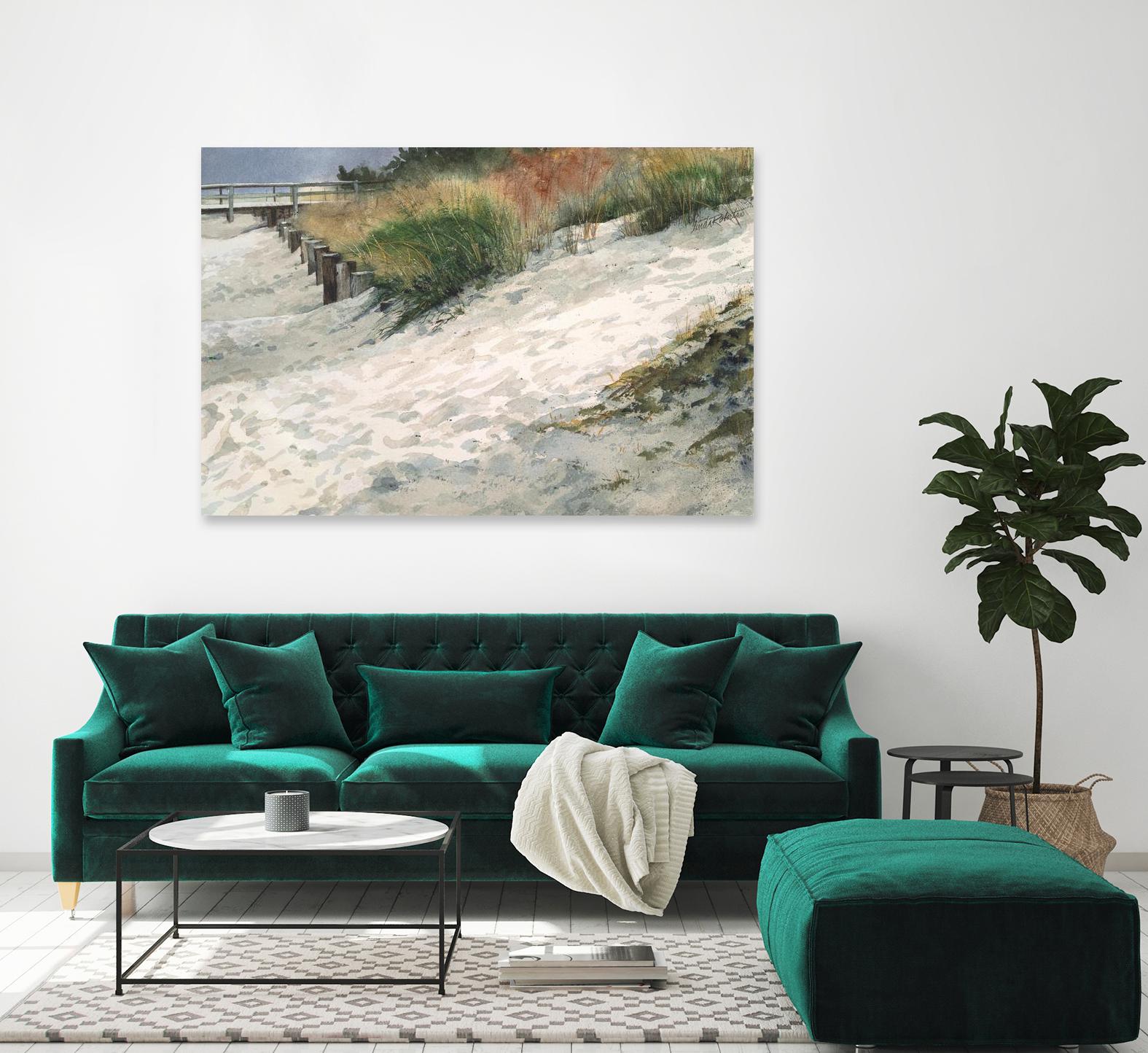 Retreat by Linda Roberts on GIANT ART - multi coastal, landscapes, beaches, docks/piers