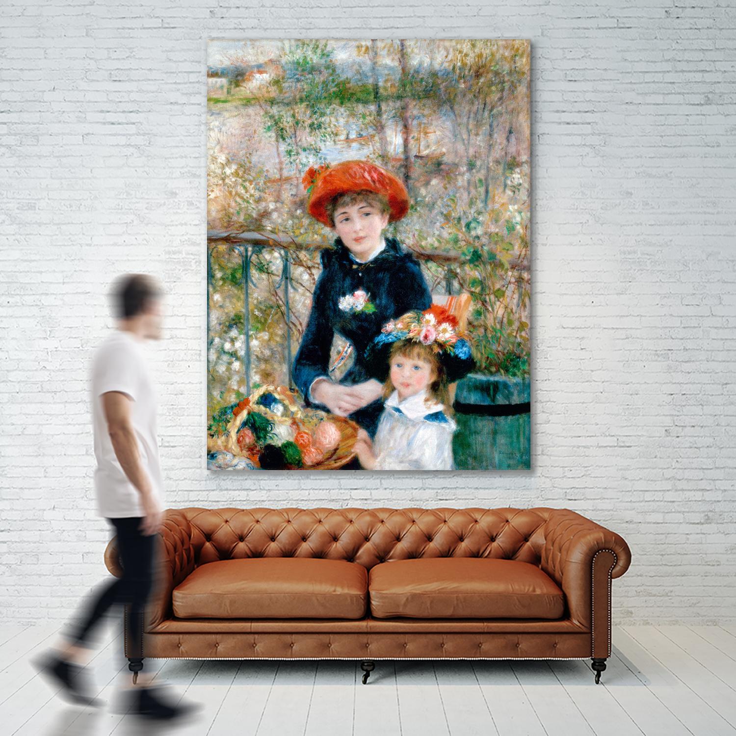 The Two Sisters, On the Terrace, 1881 by Pierre Auguste Renoir on GIANT ART - museum museum