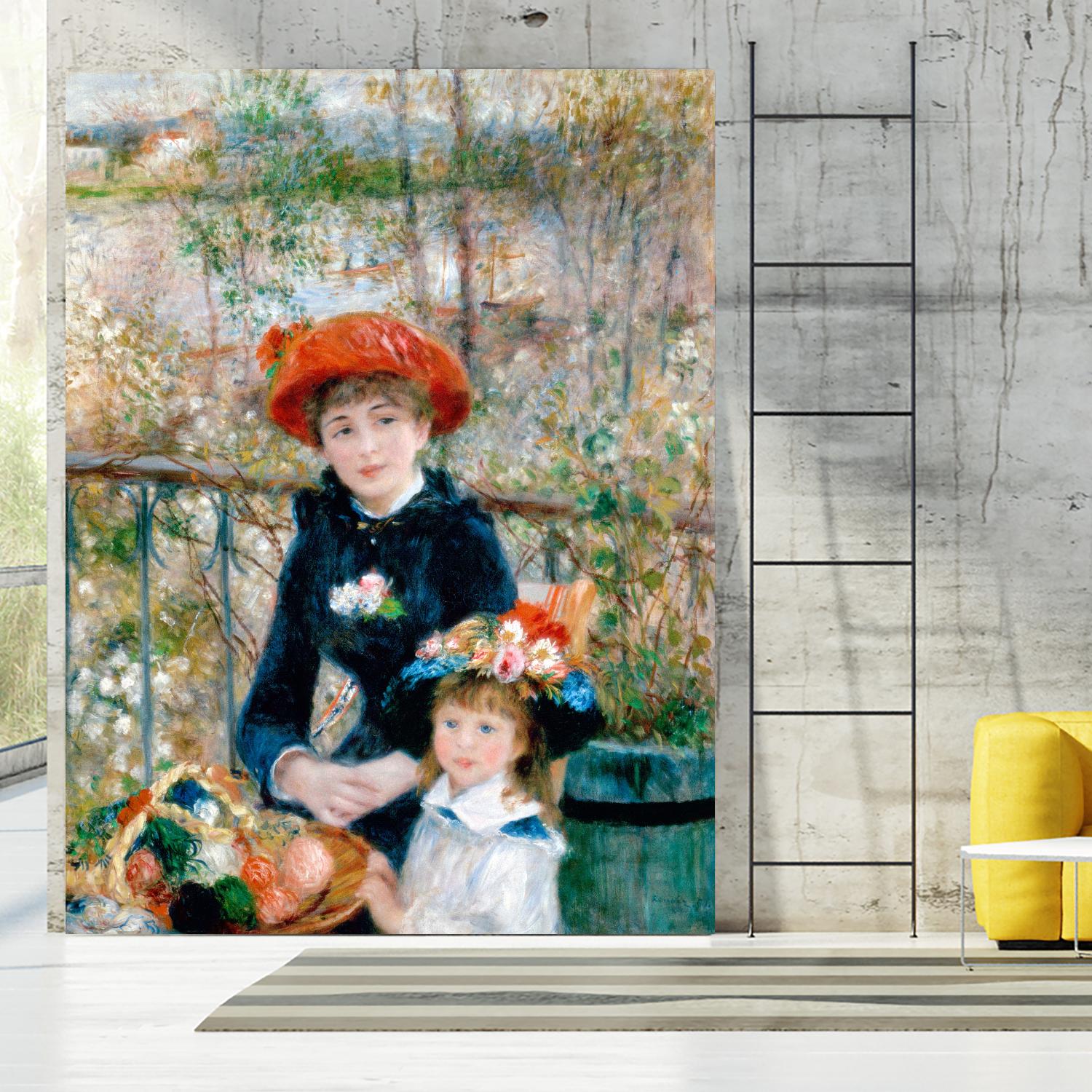 The Two Sisters, On the Terrace, 1881 by Pierre Auguste Renoir on GIANT ART - museum museum