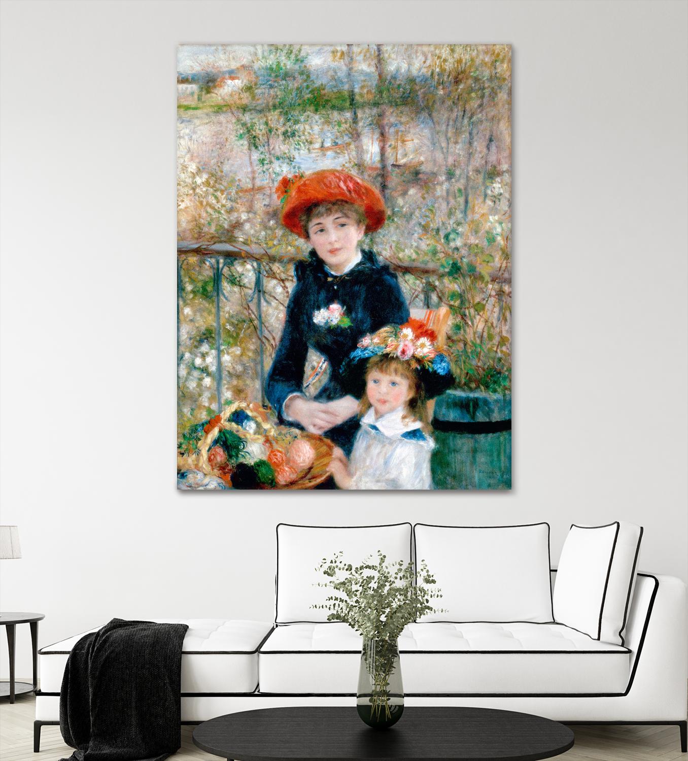 The Two Sisters, On the Terrace, 1881 by Pierre Auguste Renoir on GIANT ART - museum museum