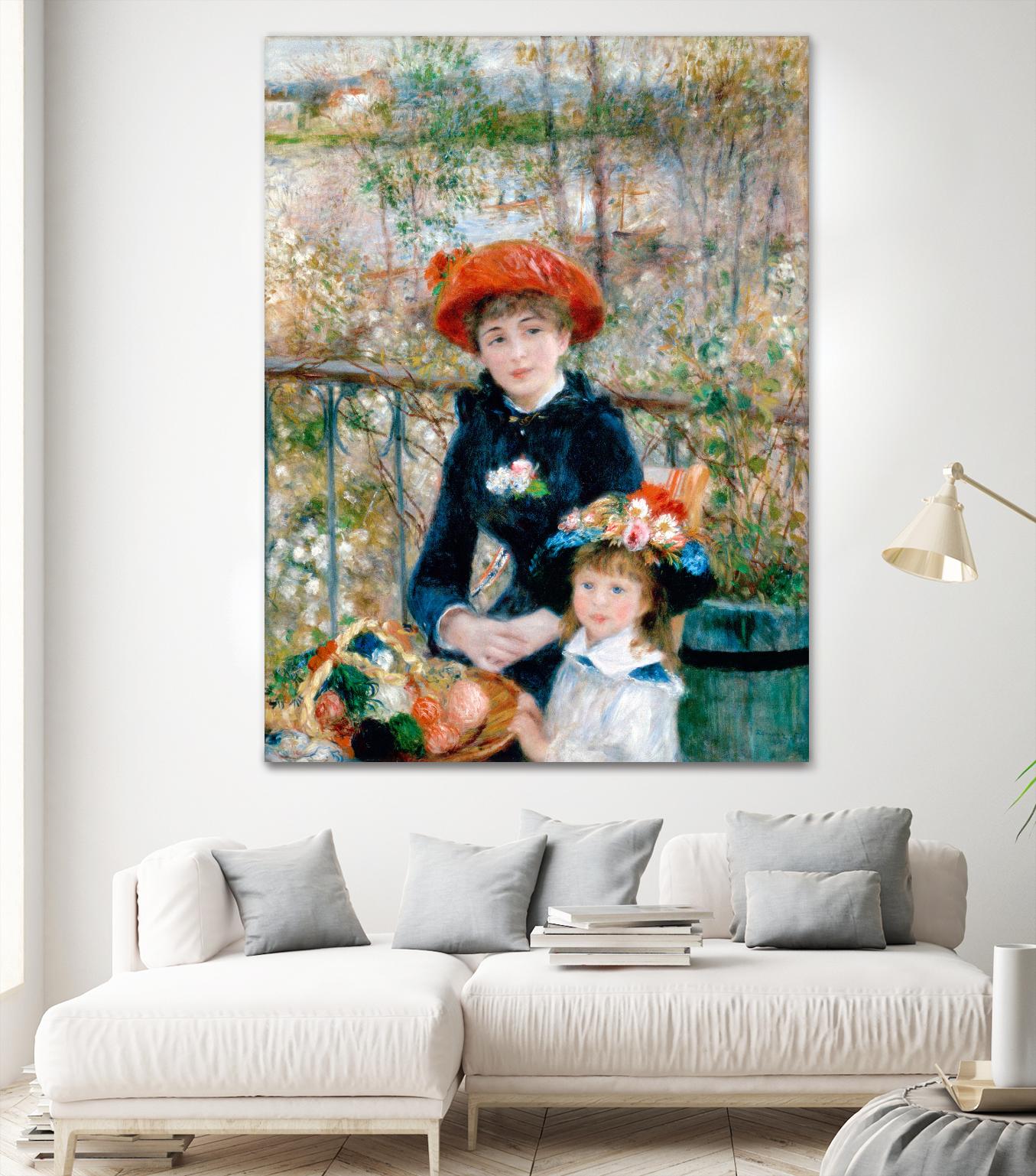 The Two Sisters, On the Terrace, 1881 by Pierre Auguste Renoir on GIANT ART - museum museum