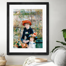 The Two Sisters, On the Terrace, 1881 by Pierre Auguste Renoir on GIANT ART - masters museum