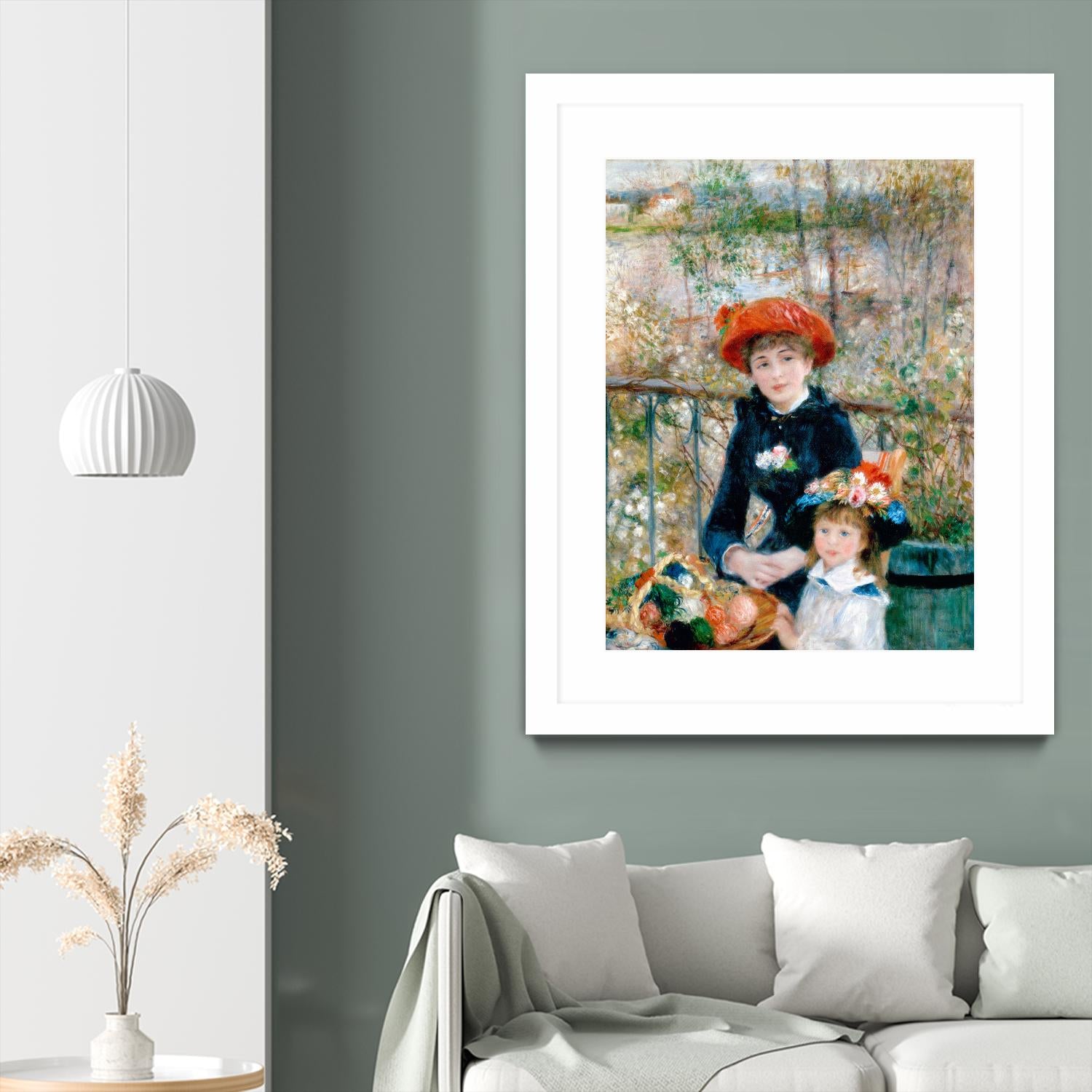 The Two Sisters, On the Terrace, 1881 by Pierre Auguste Renoir on GIANT ART - masters museum
