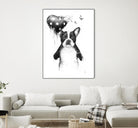 My Heart Goes Boom by Balazs Solti on GIANT ART - white animals