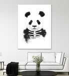 Zombie Panda by Balazs Solti on GIANT ART - white animals