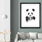 Zombie Panda by Balazs Solti on GIANT ART - white animals