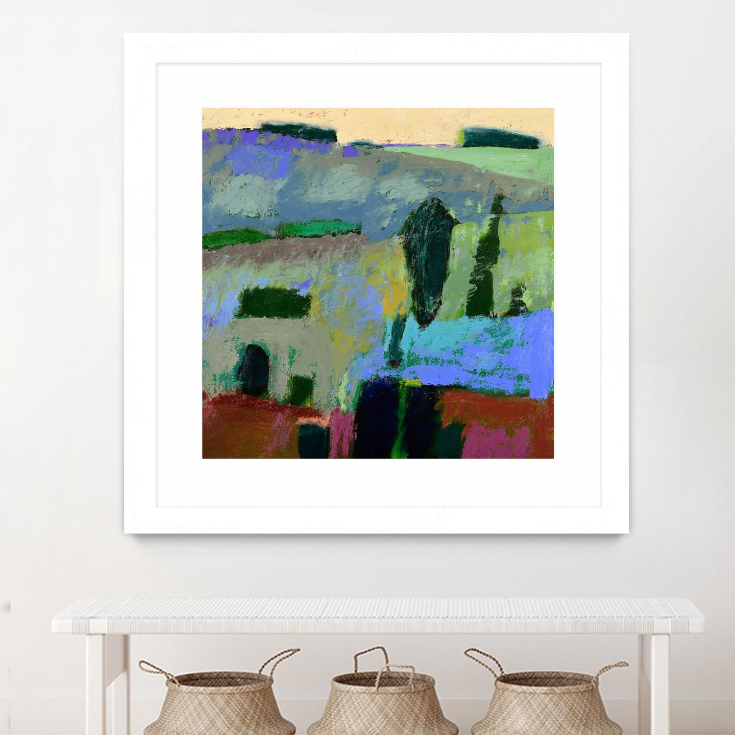 From What I Heard by Jane Schmidt on GIANT ART - multicolor contemporary; landscapes