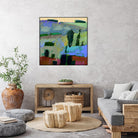 From What I Heard by Jane Schmidt on GIANT ART - multicolor contemporary; landscapes