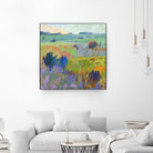 From Here to There by Jane Schmidt on GIANT ART - multicolor landscapes; contemporary