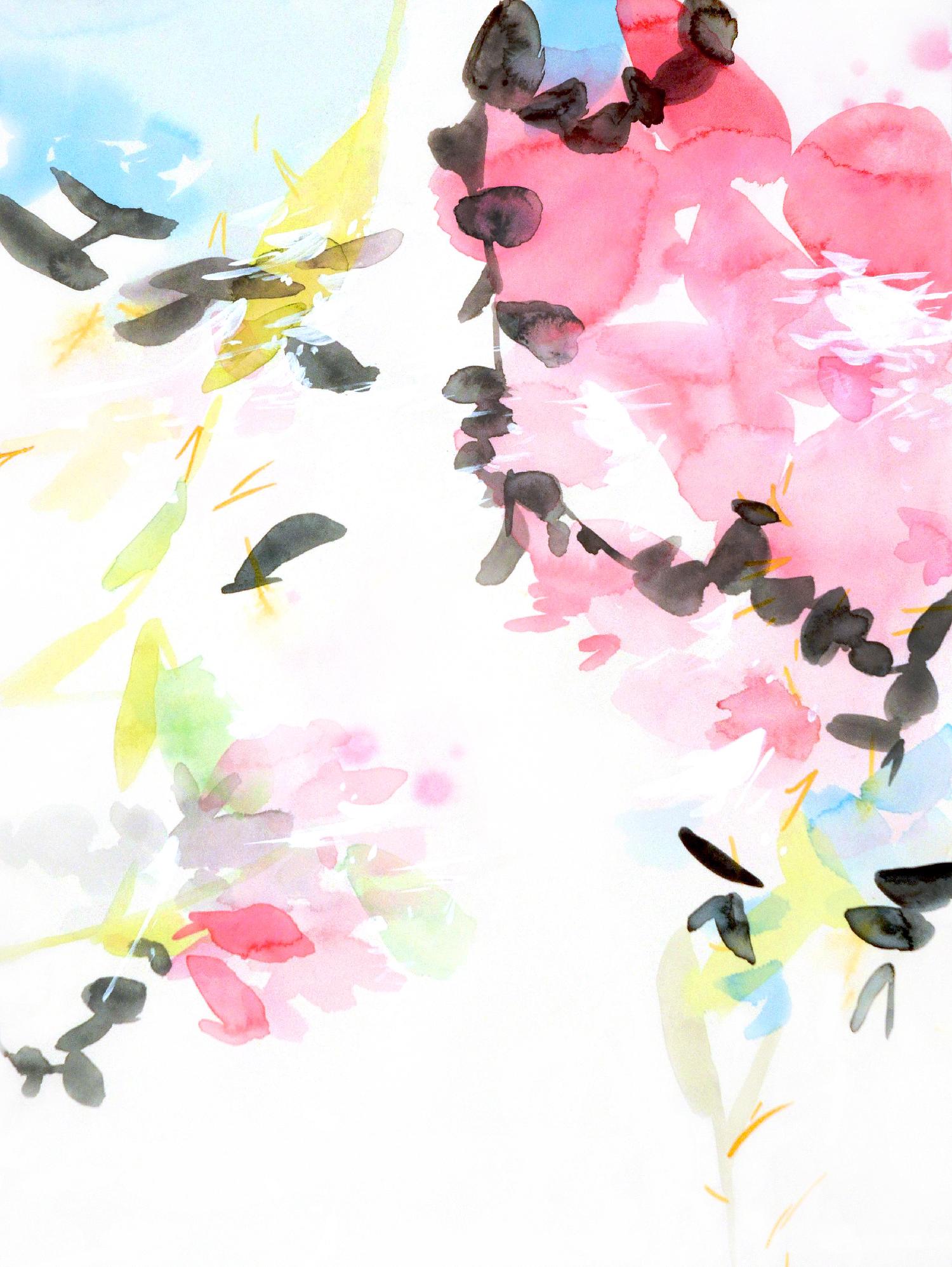 Spring Blossoms 2 by Elisa Sheehan on GIANT ART - multicolor abstracts; contemporary