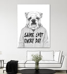 Same Shit Everyday by Balazs Solti on GIANT ART - multicolor urban/pop surrealism
