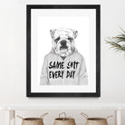 Same Shit Everyday by Balazs Solti on GIANT ART - multicolor urban/pop surrealism