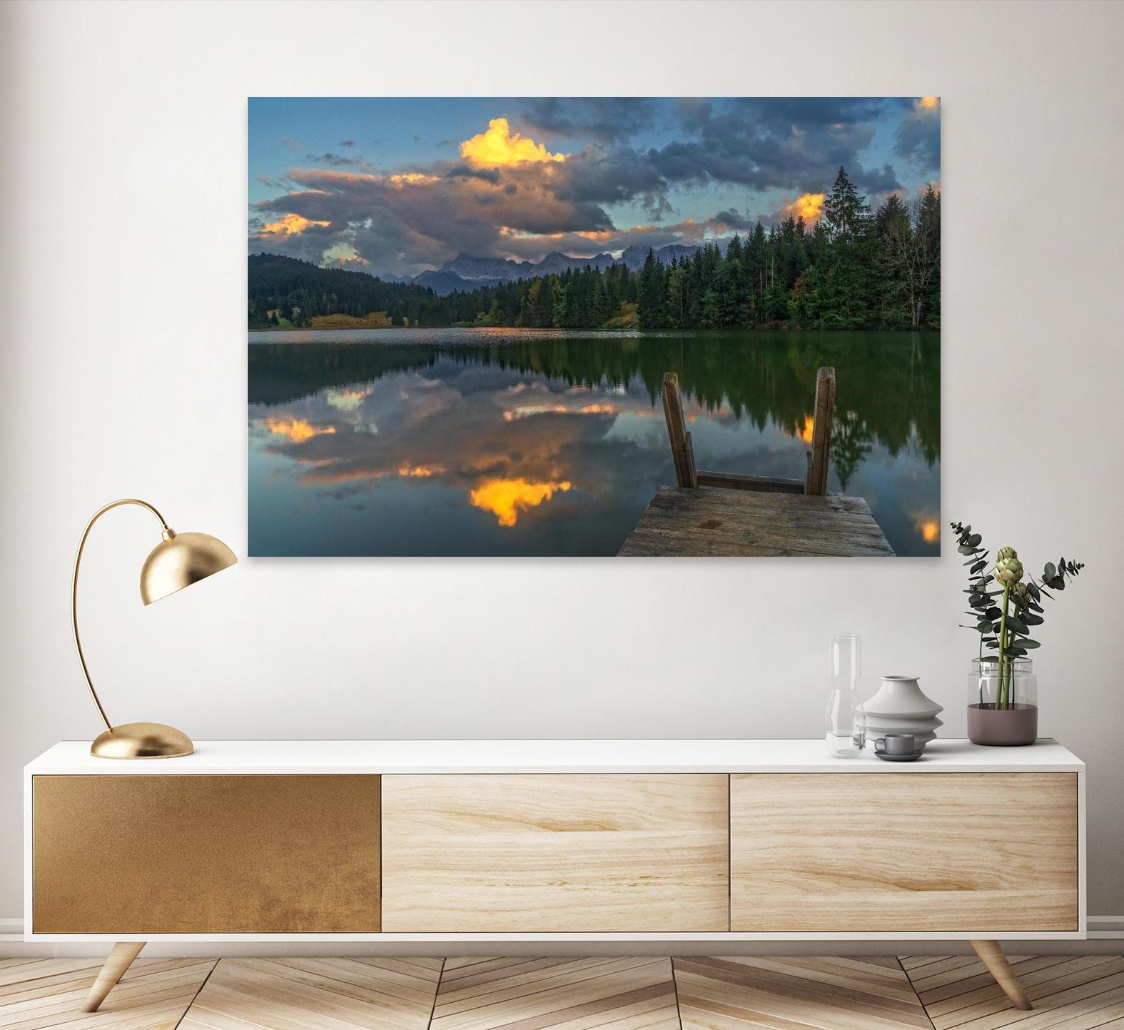 Late Swim by Anne Schneidersmann on GIANT ART - multicolor photography; landscapes