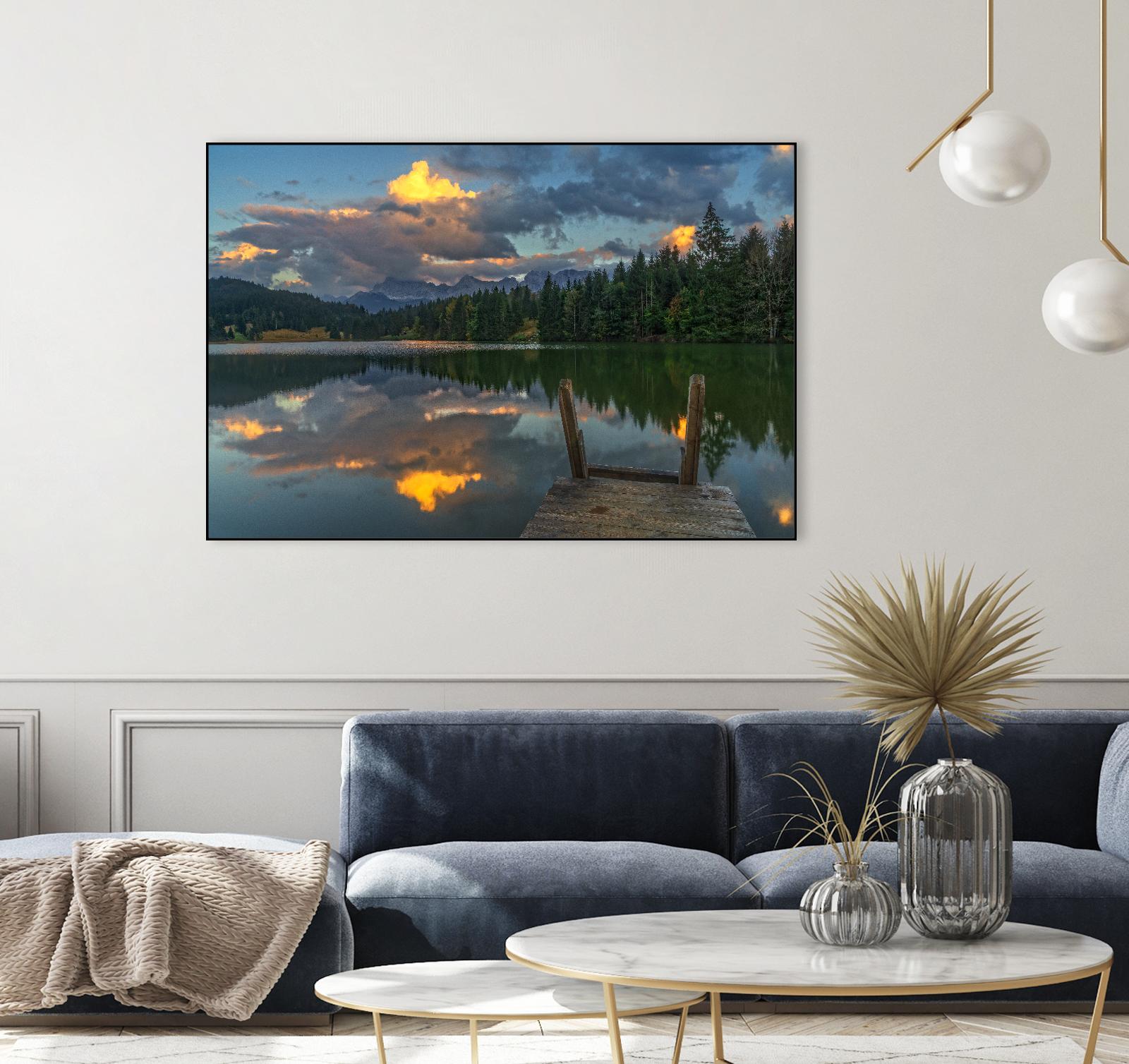 Late Swim by Anne Schneidersmann on GIANT ART - multicolor photography; landscapes