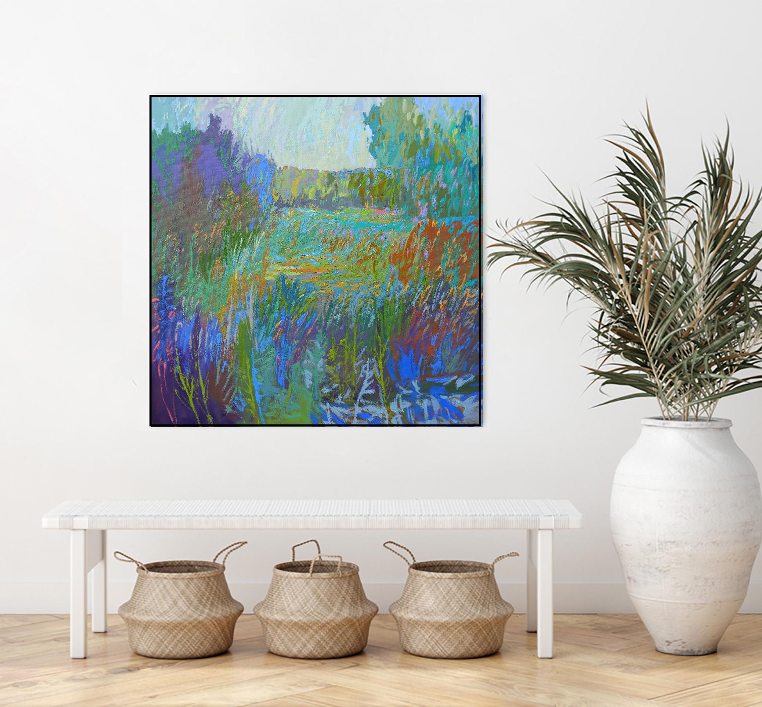 Color Field No. 67 by Jane Schmidt on GIANT ART - multicolor landscapes; contemporary